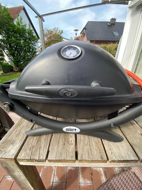 Weber Q 1200 Black Line Tabletop Grill Gasgrill Gas Adapter für Gasflaschen 
