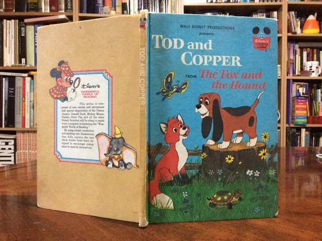 TOD AND COPPER from Fox & the Hound Disney Productions (1981 Hardcover ...