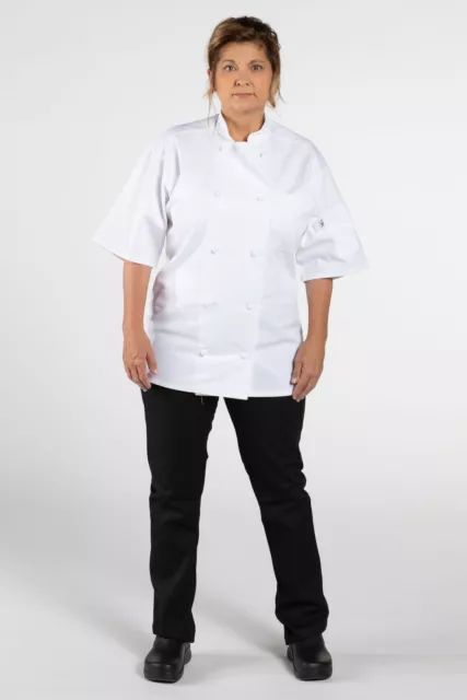 Uncommon Chef Unisex Monterey Chef Coat #0484