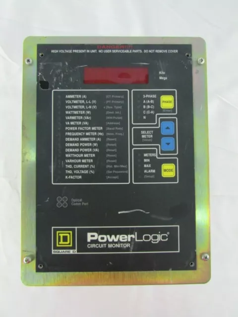 Square D Powerlogic Circuit Monitor CM -2250 for PARTS /REPAIR