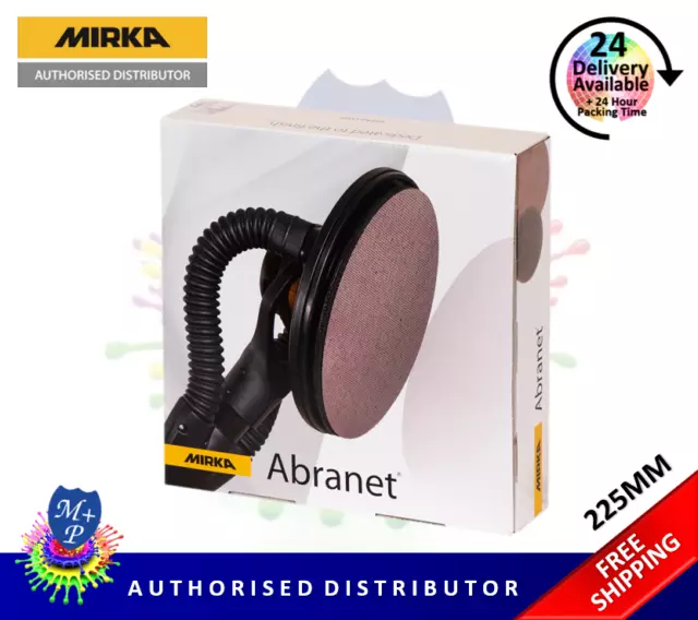 Mirka Abranet Sanding Discs 225mm Grip Suitable for Mirka Leros (25 Discs)