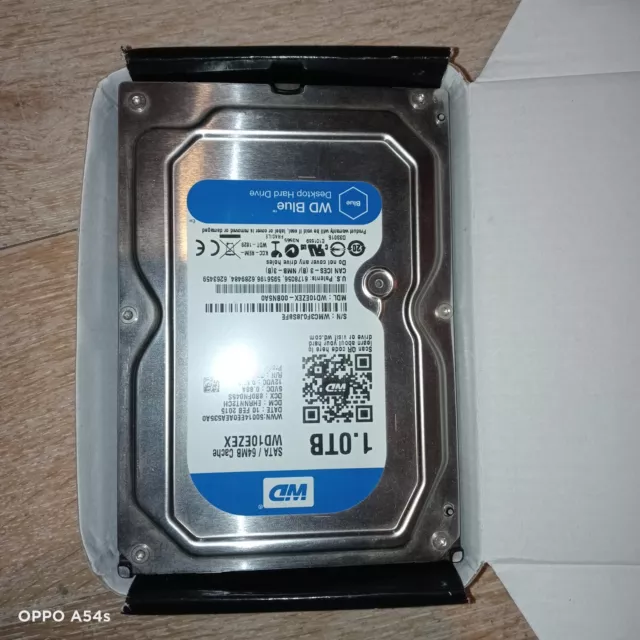 Hard Disk Western Digital Blue (7200RPM, 3,5", SATA III 64MB Cache 1TB 1000 GB