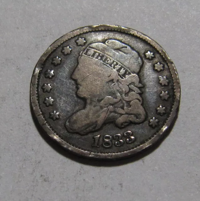 1833 Capped Bust Half Dime - Fine Detail - 233SU