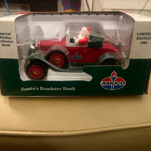 AMOCO Santa’s Roadster Bank Limited Edition 1992 NIB