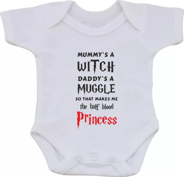 Mumys Eine Hexe Daddys Ein Muggel Halbblut Prinzessin Harry Potter Babyweste Oder Lätzchen