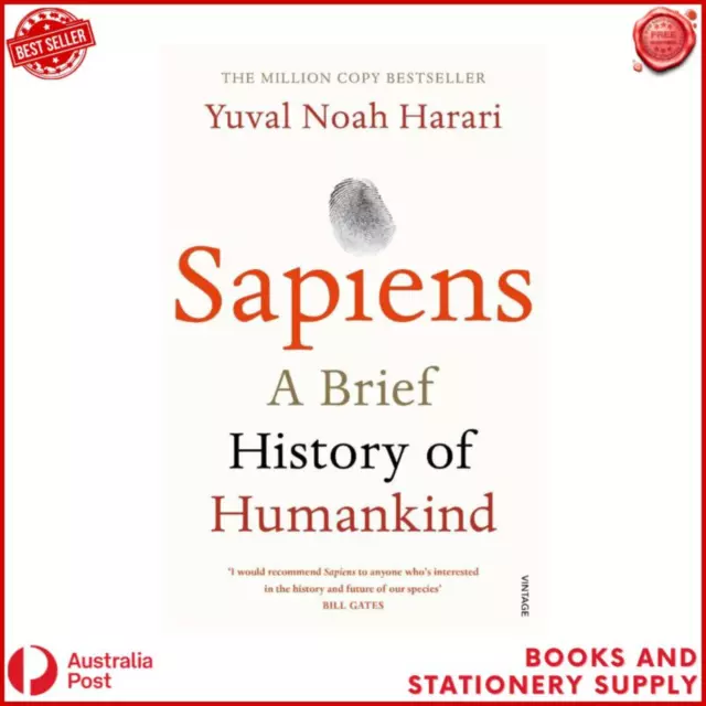Sapiens: A Brief History of Humankind by Yuval Noah Harari  BRANDNEW PAPERBACK