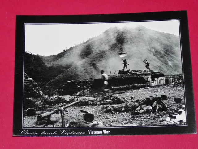 Cpa Postcard 18X13 Vietnam War War Photo Doan Cong Tinh Quang Tri 1972