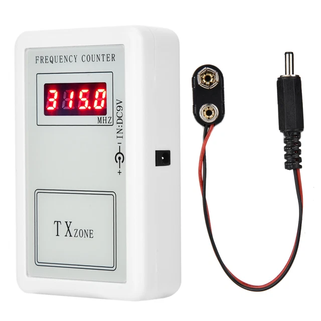 Misuratore di frequenza contatore 250-450 MHZ contatore di frequenza digitale portatile
