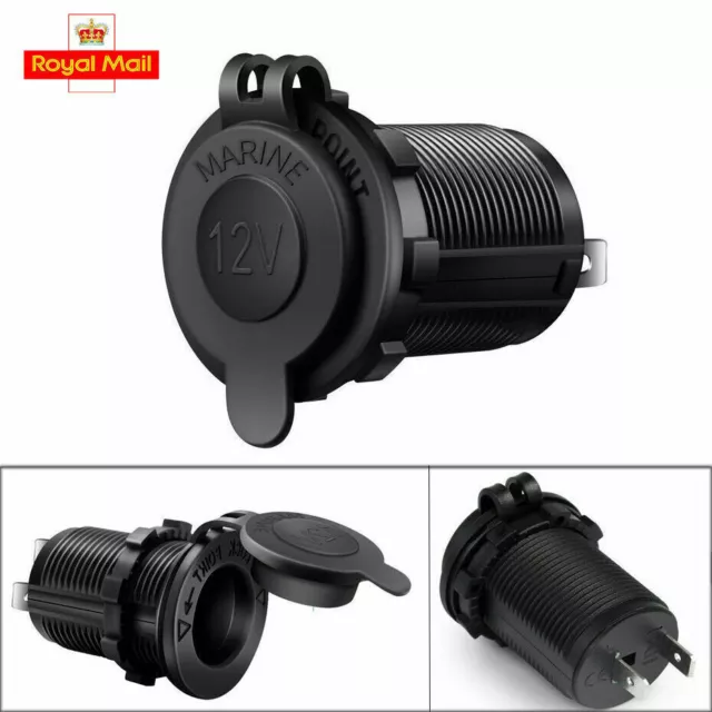 12V Car Vehicle Cigar Cigarette Lighter Female In-Line Socket Plug Connector