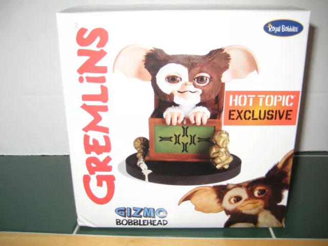 Gremlins Exclusive Gizmo Bobble Head Resin Royal Bobbles NEW