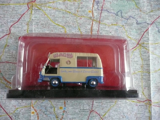 RENAULT Estafette Glacier 1963 IXO pour Hachette Utilitaires Renault 1/43