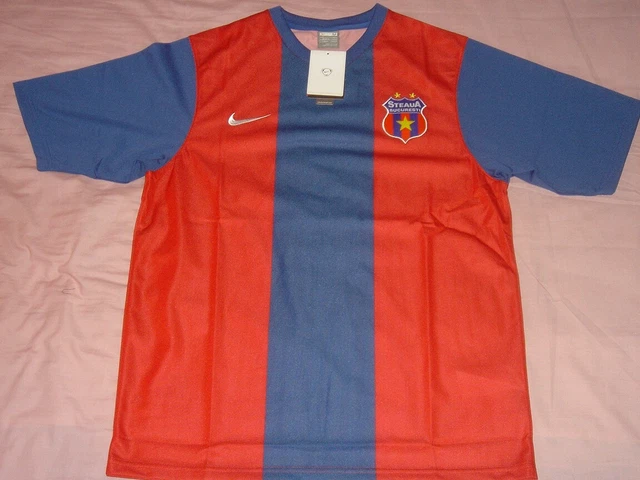 CSA STEAUA BUCURESTI 2004-05 HOME SHIRT NIKE JERSEY SOCCER SIZE L/XL