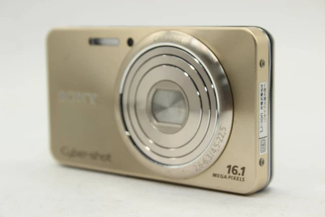 Returns Sony Cyber-Shot Dsc-W570 Gold 5X Optical Zoom Compact Digital Camera C29