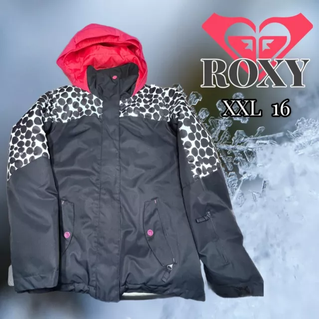 ROXY Jetty Block Insulated Snow Jacket Snowboard Ski Coat Regular Fit Youth XXL