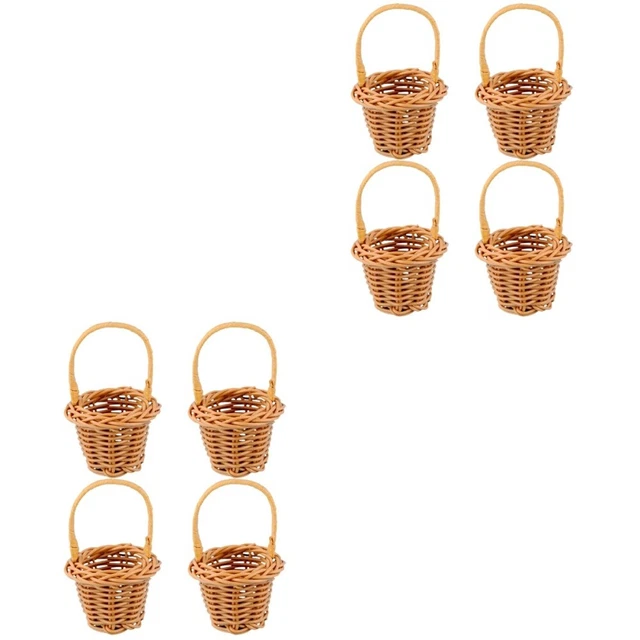2x cesto regalo minuscolo cesto di fiori regali festa fattoria decorazione sospesa