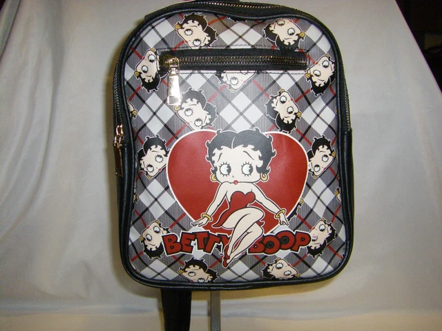 Betty Boop Mini Small Size Backpack Black Multi New Sealed