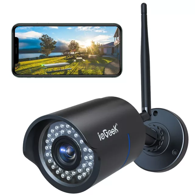 ieGeek HD FUNK WLAN WIFI IP NETZWERK CAMERA Outdoor AUßEN ÜBERWACHUNGSKAMERA