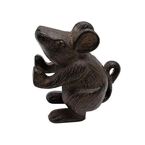 Comfy Hour Antique and Vintage Animal Collection Cast Iron Mouse Door Stopper