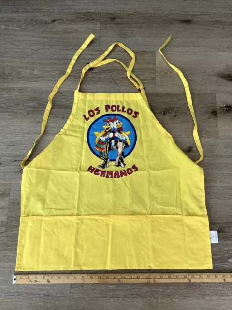 Los Pollos Hermanos Breaking Bad Yellow Grilling Apron Loot Crate 2015 Unused