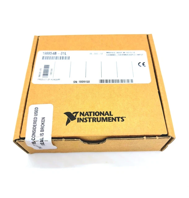 NATIONAL INSTRUMENTS NI 9213 16-Channel Thermocouple Input Module £ ...