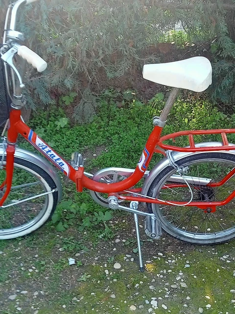 Manubrio Per Bici Pieghevole/Graziella, Cromato In Acciaio, Diametro 21.1 Mm - Completo Di Leve Del Freno, Nuovo