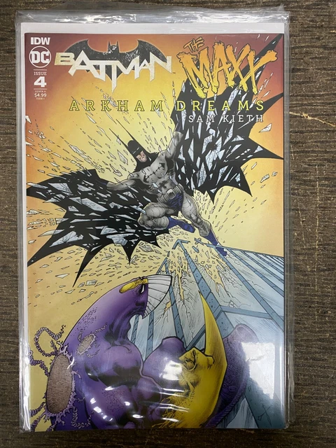 batman maxx arkham dreams 4 main 4A sam kieth cover IDW DC