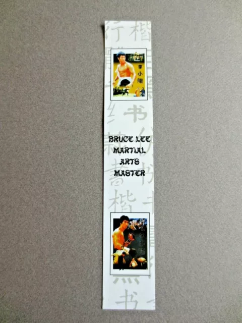 BOOKMARK Bruce Lee Martial Arts Master Photographs UNUSED London Postcard Co