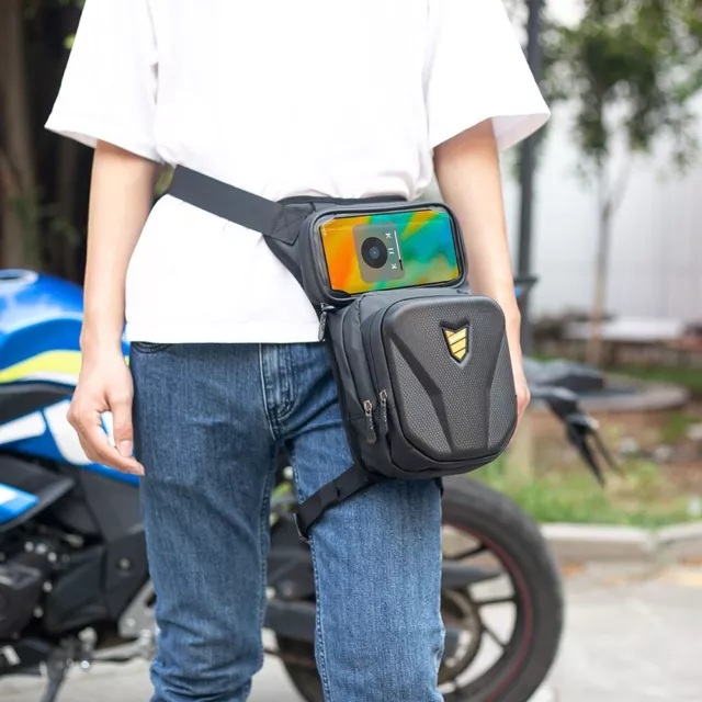 Durable Oxford Hip Bag for Motorcycle Riders Keep Your Essentials Handy
