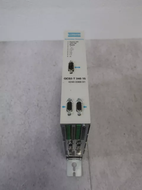 Atlas Copco Controls Assembly Systems, QCS2-T 34015, Part No: 4240 0369 81