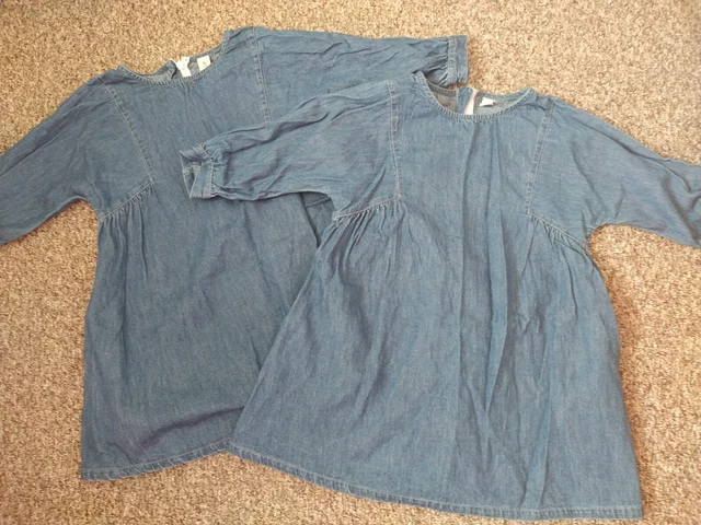 Pacchetto abiti in denim gemelle ragazze TU 5-6 anni