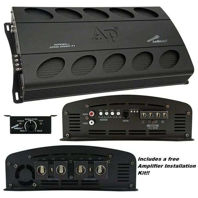 AUDIOPIPE APHD80001F1 CLASS D Full Bridge High Power Amplifier 8000