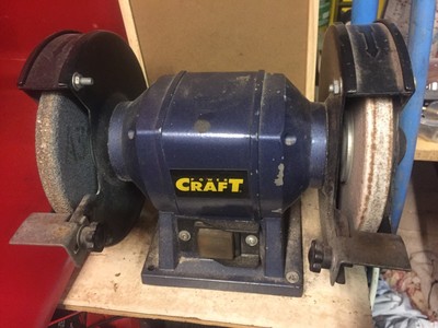 POWER CRAFT BENCH grinder and belt 