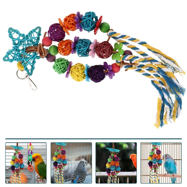 1PC Papagei Puzzle Spielzeug Vogel Spielzeug für Papageien