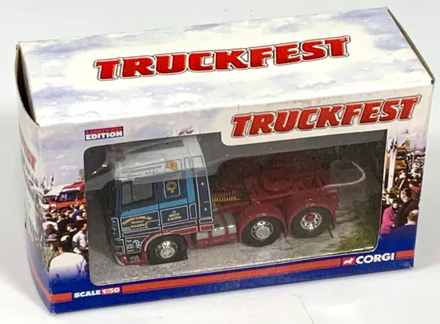 Corgi Truckfest Limited Edition 1:50 Cc13220 Robert Laidlaw Daf Xf Space Cab