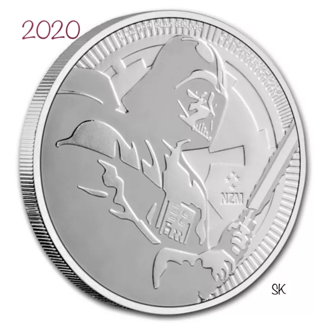 2020 Star Wars Darth Vader 1 oz Silver Coin