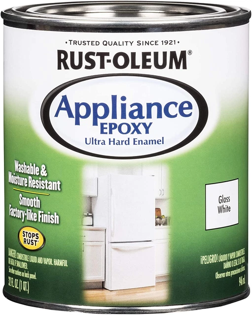 241168 Specialty Appliance Epoxy Paint, Quart, Gloss White 32 Fl Oz (Pack of 1)