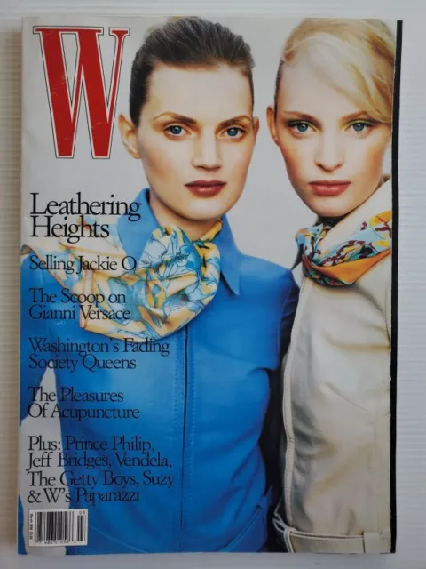 1996 W Magazine Carolyn Murphy Laura Ponte Guinevere Van Seenus Gianni Versace