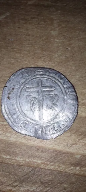 Monnaie, France, Henri VI, Petit Blanc aux Ecus, 1423-1453, Paris, TT