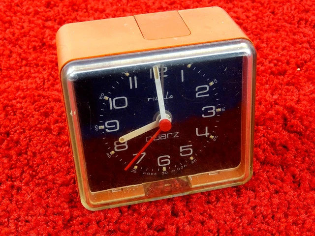 Ruhla Wecker, Orange, Quarz