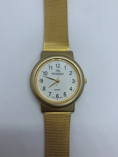 Romano watch 18k gold online