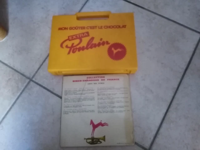 Chocolat poulain  publicitaire . ancien vintage