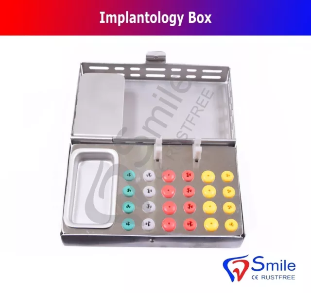 24 Silikon Einsätze Halterungen Sterilisationsbox Bohrer Tray Bohrerständer