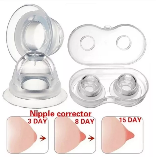 1 Pair Silicone-Painless-Nipple-Sucker-Puller-Braces-Clip-Vacuum-Cup-for-Women