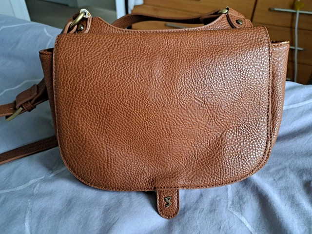 Joules tan sales saddle bag