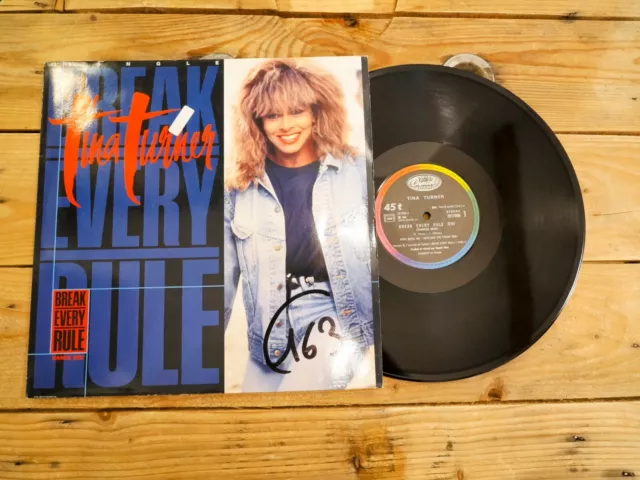 Tina Turner Break Every Rule Dance Mix Maxi 45T No Lp Vinyle Ex Cover Ex 1986