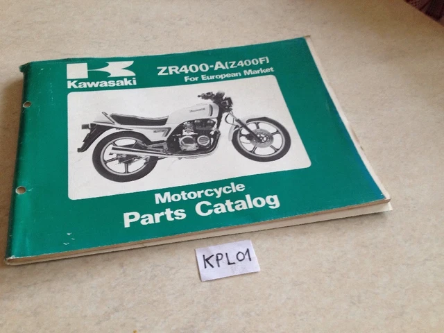 KAWASAKI PARTS LIST ZR400-A A1 Z400F ZR 400 400Z Z catalog état