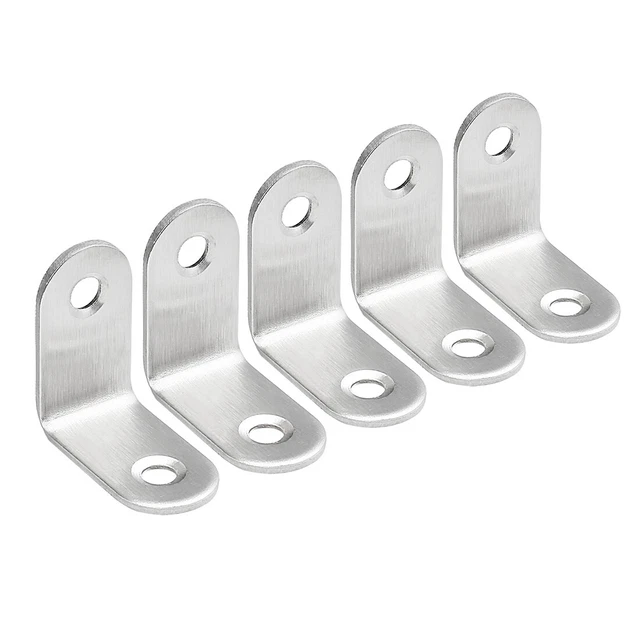 5pcs 30mmx30mmx16mm Stainless Steel Corner Brace Joint L Shape Bracket Fastener