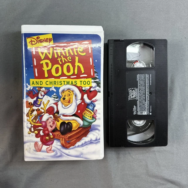 DISNEY WINNIE THE Pooh and Christmas Too VHS 1997 Video Tape Holiday ...