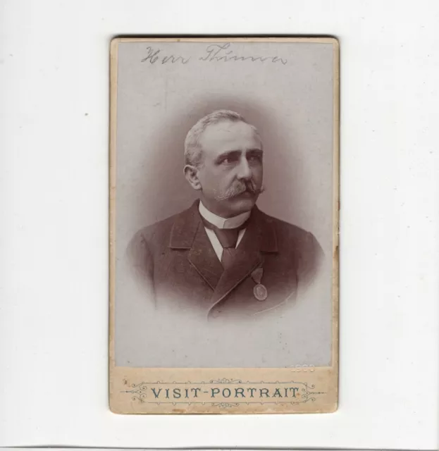 CDV Foto Herrenportrait / benannt mit Orden - 1900
