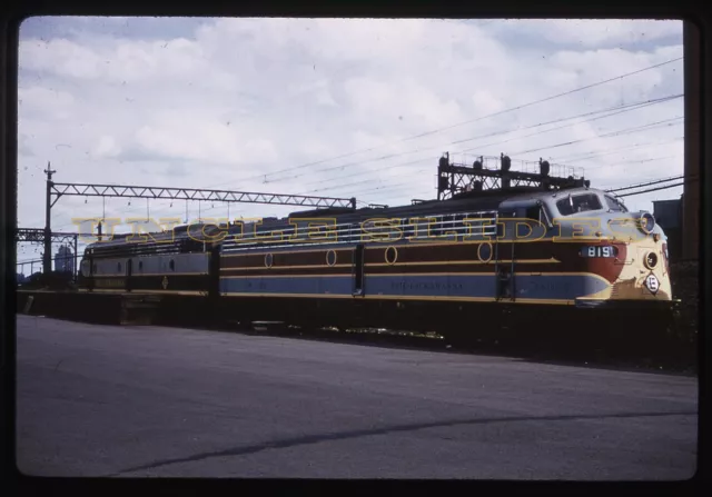 Duplicate Kodachrome Train Slide EL Erie Lackawanna Railroad 1961 Locomotive RR